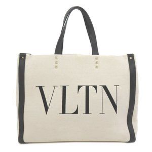 Valentino Studded Tote Bag Canvas Women's VALENTINO